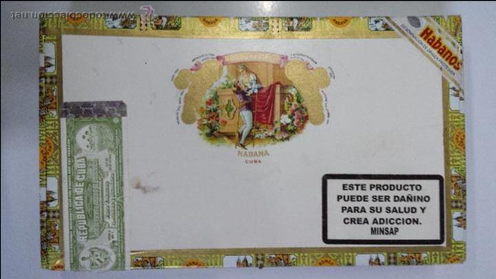 Cajas y cajitas met&aacute;licas: CAJA PUROS ROMEO Y JULIETA - HECHOS EN CUBA
