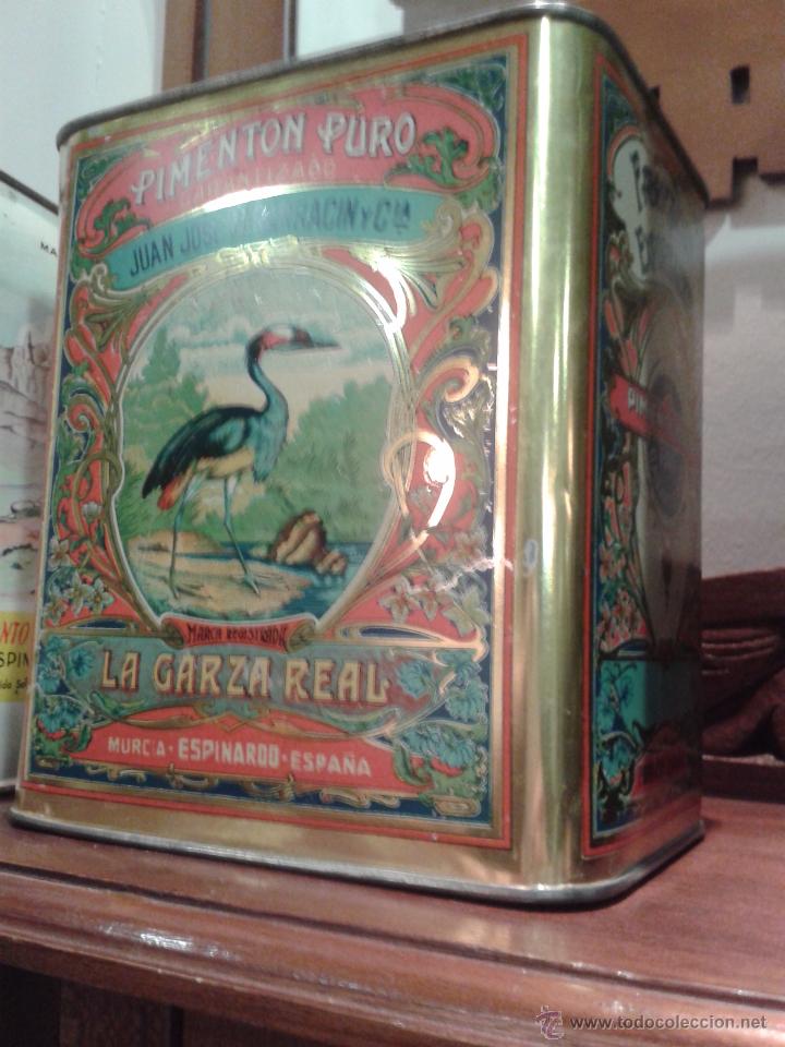 Cajas y cajitas met&aacute;licas: ANTIGUA CAJA DE PIMENT&Oacute;N - Foto 1