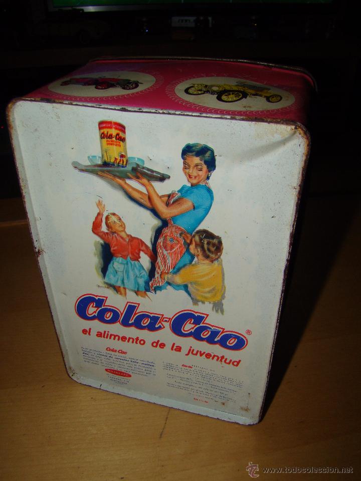 Cajas y cajitas met&aacute;licas: Antigua lata de COLA-CAO