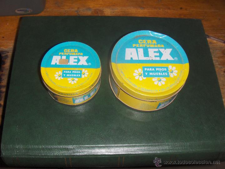 Boxes and metal boxes: CERA PERFUMADA ALEX. PARA PISOS Y MUEBLES.