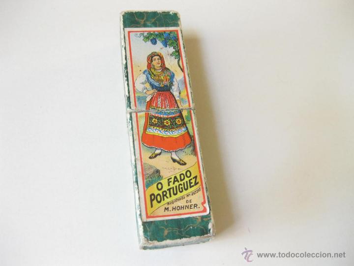 Boxes and metal boxes: CAJA VACIA DE CARTON DE LA HARMONICA M. HOHNER - O FADO PORTUGUEZ