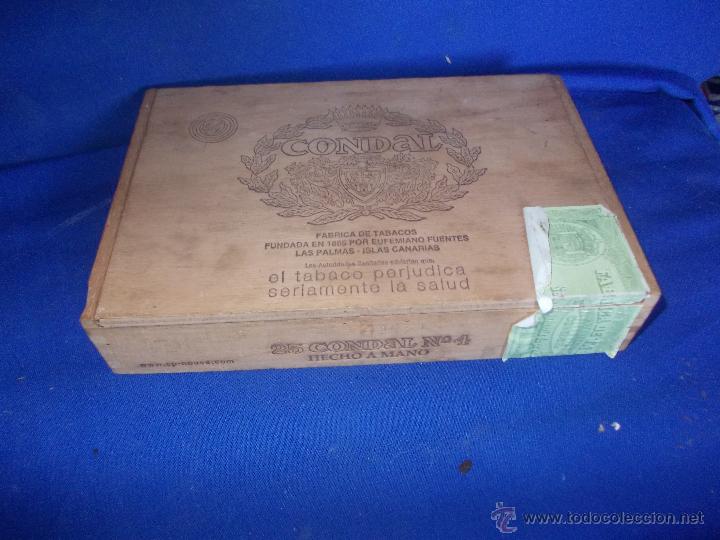 Cajas y cajitas met&aacute;licas: caja de puros condal