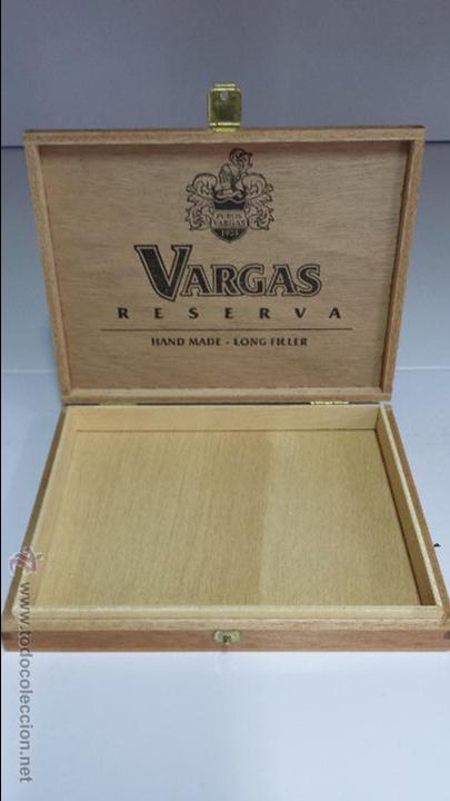 Casse e cassette metalliche: CAJA PARA PUROS 10 CREMAS - TABACOS VARGAS - LA PALMA - ISLAS CANARIAS