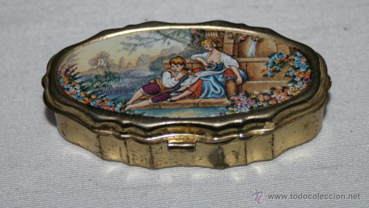Caixas e caixinhas met&aacute;licas: CAJA METALICA PARA PASTILLAS - PASTILLERO VINTAGE
