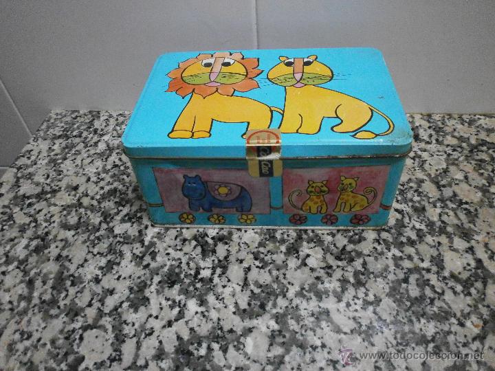 Cajas y cajitas met&aacute;licas: CAJA COLA-CAO MUNICH 1972