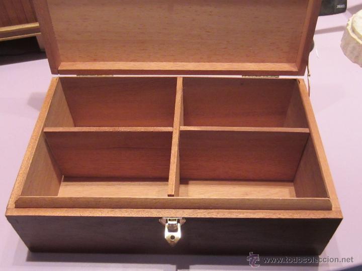 Cajas y cajitas met&aacute;licas: caja de madera - Foto 1