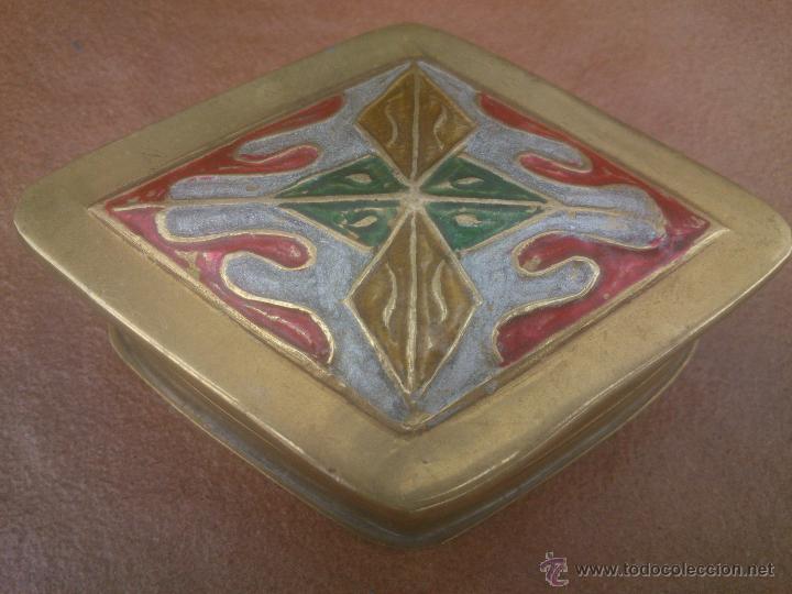 Cajas y cajitas met&aacute;licas: PRECIOSA CAJITA ESMALTADA