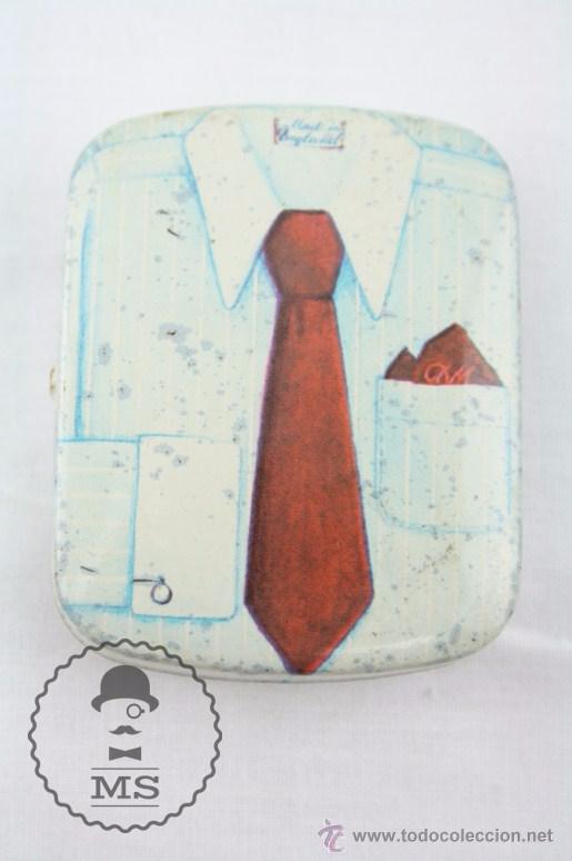 Blechdosen und Kisten: Caja / Cajita Met&aacute;lica - Camisa - Caramelos / Pastillas - Dodo Design - Medidas 6 x 4,5 x 1,5 Cm