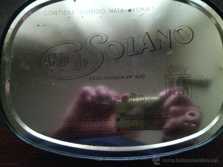 Cajas y cajitas met&aacute;licas: Lote de 2 antiguas cajas de Solano. - Foto 7