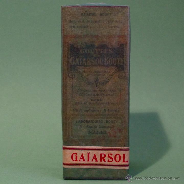 Boxes and metal boxes: caja gaiarsol bouty antiguo medicamento sin abrir farmacia antigua botica