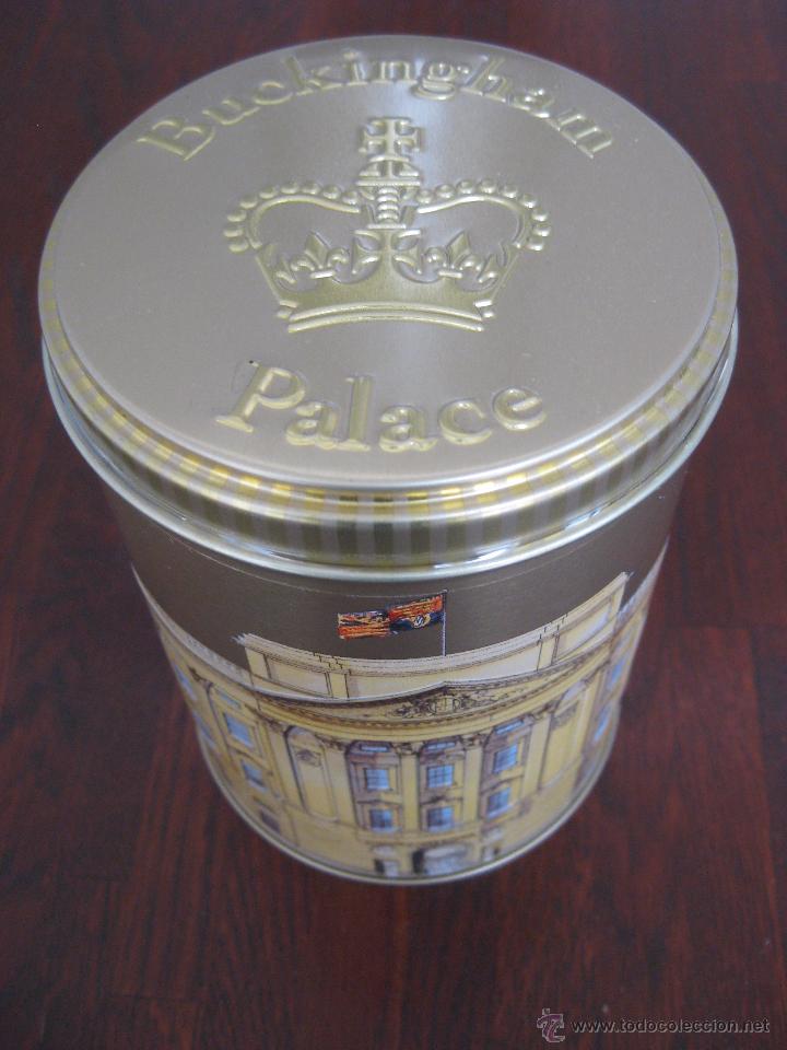 Cajas y cajitas met&aacute;licas: Pote de TE de Buckingham Palace