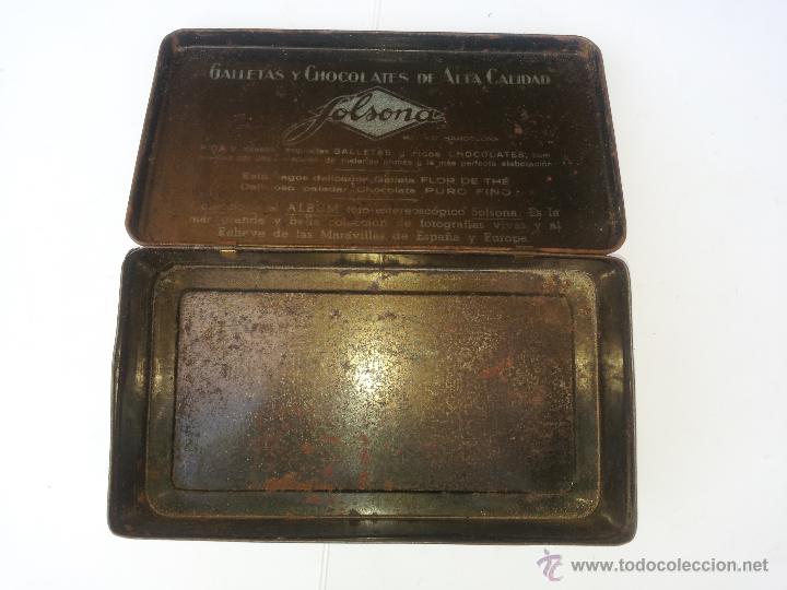 Cajas y cajitas met&aacute;licas: CAJA DE CHOCOLATES SOLSONA - Foto 4