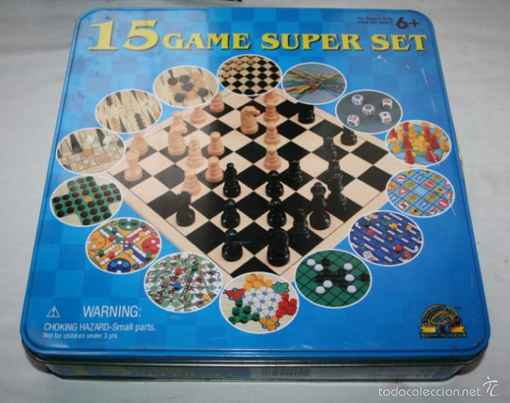 CAJA DE CHAPA 15 GAME SUPER SET, CHALLENGE MASTER