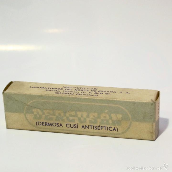 Boxes and metal boxes: CAja antigua medicamento botica DERMOSA CUSI cajita farmacia PRECINTADA