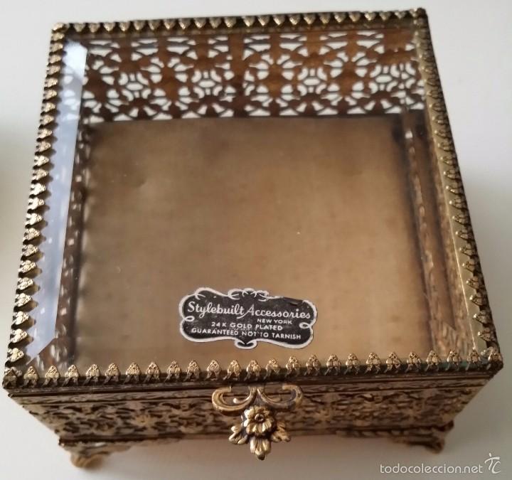 Cajas y cajitas met&aacute;licas: CAJA JOYERO STYLEBUILT NEW YORK 24 K GOLD PLATED A&Ntilde;OS 50 S. XX