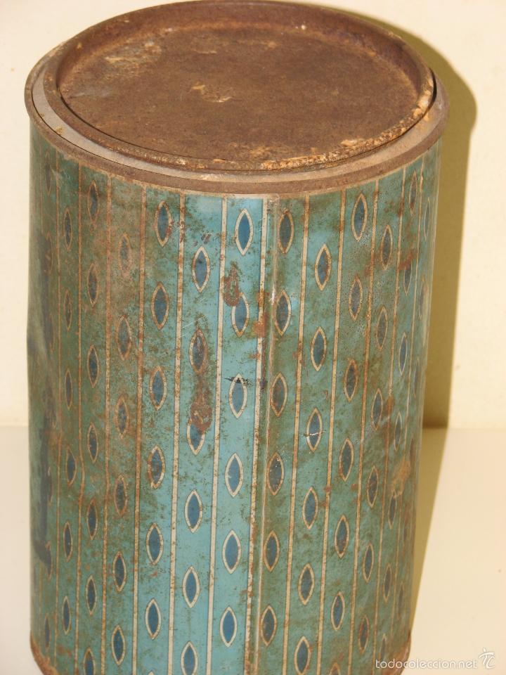 Cajas y cajitas met&aacute;licas: ANTIGUO BOTE DE ESPUMOL - Foto 2