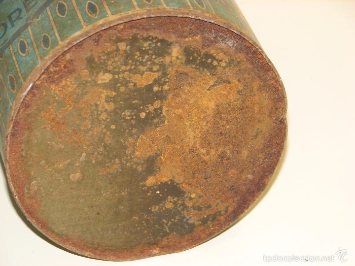 Cajas y cajitas met&aacute;licas: ANTIGUO BOTE DE ESPUMOL - Foto 4