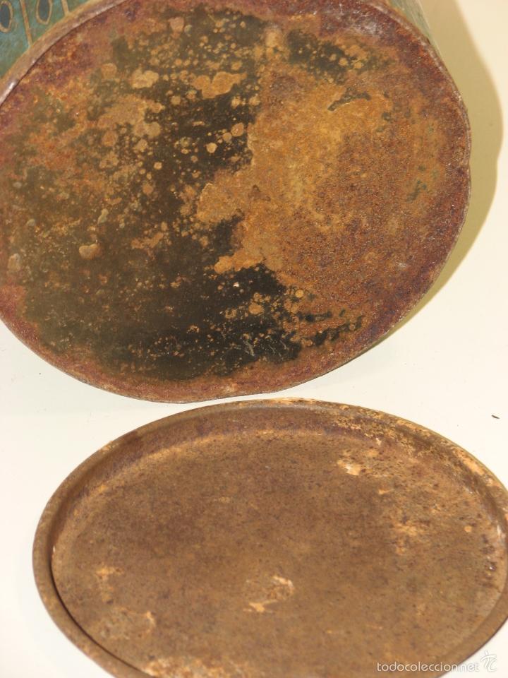Cajas y cajitas met&aacute;licas: ANTIGUO BOTE DE ESPUMOL - Foto 5
