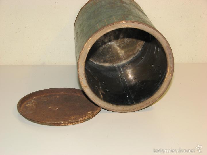 Cajas y cajitas met&aacute;licas: ANTIGUO BOTE DE ESPUMOL - Foto 6