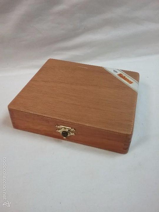 Cajas y cajitas met&aacute;licas: CAJA DE MADERA VACIA DE PUROS HABANOS - HECHOS EN CUBA