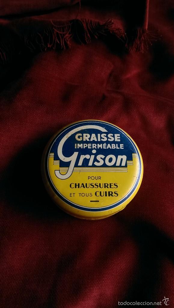 Cajas y cajitas met&aacute;licas: LATA FRANCESA DE GRASA , EXCELENTE ESTADO - Foto 1