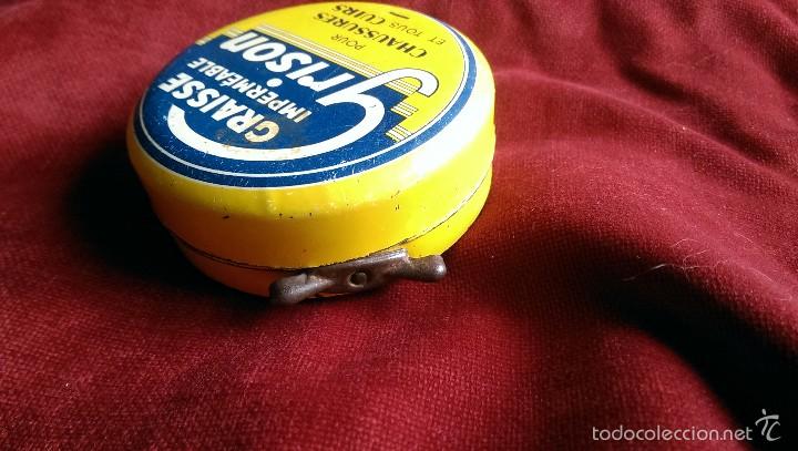 Cajas y cajitas met&aacute;licas: LATA FRANCESA DE GRASA , EXCELENTE ESTADO - Foto 2