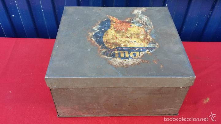 Cajas y cajitas met&aacute;licas: caja de galleta - Foto 1