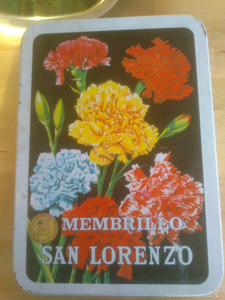 Cajas y cajitas met&aacute;licas: Caja met&aacute;lica San Lorenzo membrillo Puente Genil Claveles