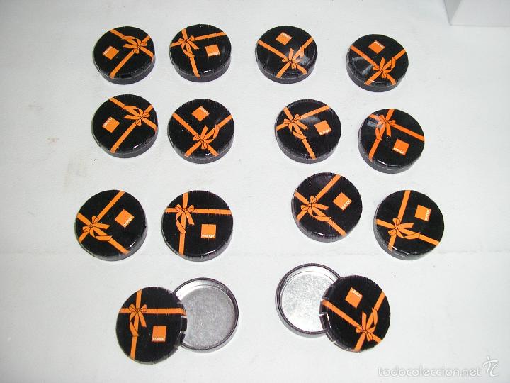 Cajas y cajitas met&aacute;licas: CAJITAS CLICK ORANGE UNIDAD - NUEVA