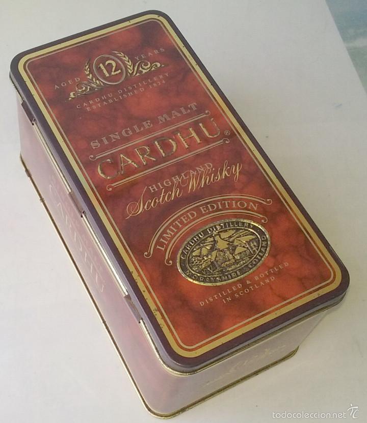 Cajas y cajitas met&aacute;licas: CAJA MET&Aacute;LICA DE WHISKI CARDHU 12 A&Ntilde;OS