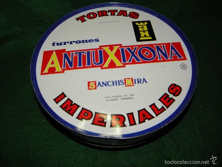 Bo&icirc;tes et petites bo&icirc;tes m&eacute;talliques: CAJA O LATA DE TORTAS IMPERIALES ANTIU XIXONA