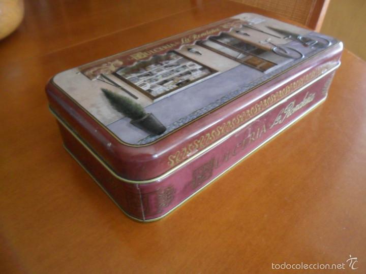 Cajas y cajitas met&aacute;licas: CAJA DE CHAPA DE DULCES LA RONDE&Ntilde;A - Foto 3