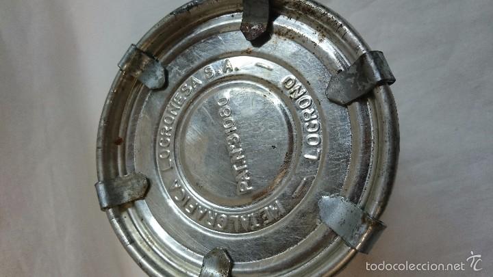 Cajas y cajitas met&aacute;licas: ANTIGUO BOTE DE CONSERVAS LOGRO&Ntilde;O - Foto 2