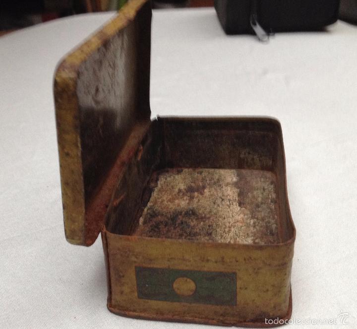 Cajas y cajitas met&aacute;licas: ANTIGUA CAJA DE TE DE CEILAN - Foto 5