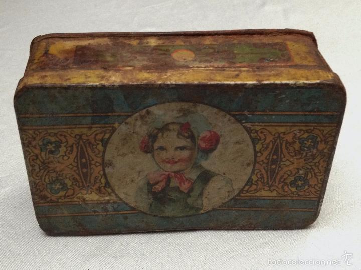 Cajas y cajitas met&aacute;licas: ANTIGUA CAJA DE TE DE CEILAN - Foto 6