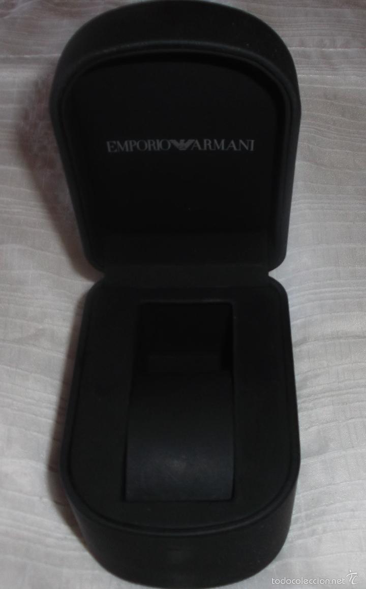 Cajas y cajitas met&aacute;licas: caja para reloj armani - Foto 2