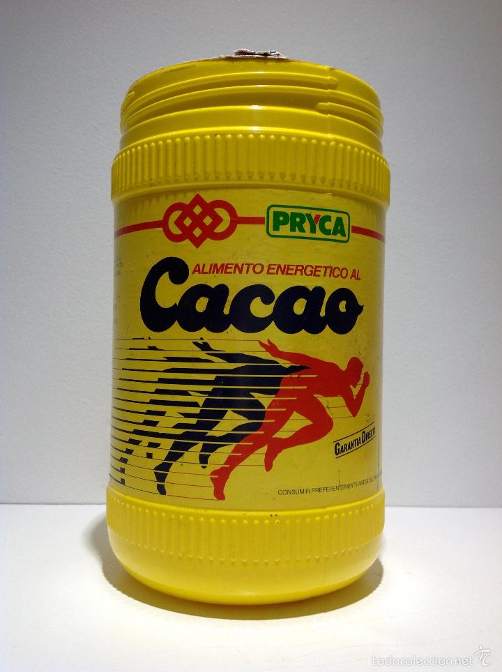 Bo&icirc;tes et petites bo&icirc;tes m&eacute;talliques: ANTIGUO BOTE DE CACAO PRYCA