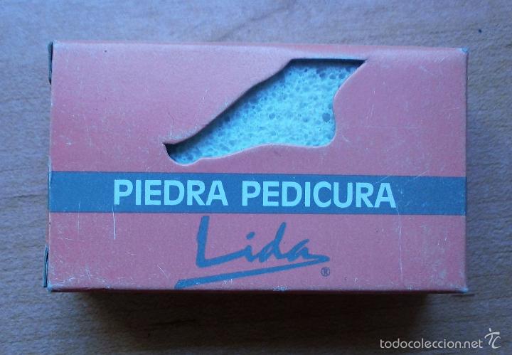 Cajas y cajitas met&aacute;licas: Vintage - Caja / cajita Piedra pedicura LIDA