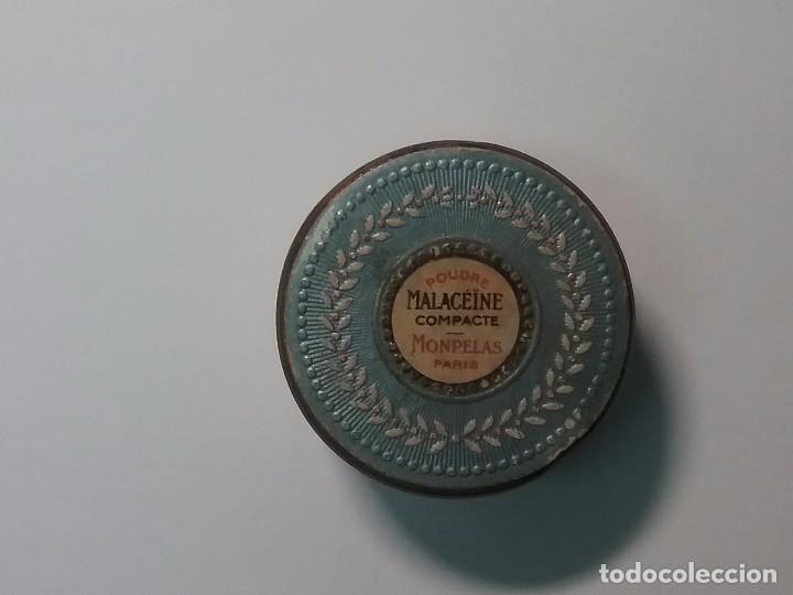 Cajas y cajitas met&aacute;licas: POUDRE MALACEINE COMPACTE MONPELAS PAR&Iacute;S. - Foto 1