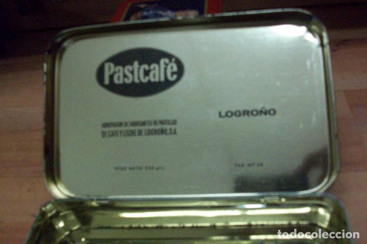 Cajas y cajitas met&aacute;licas: CAJA DE LATA DE PASTCAFE-LOGRO&Ntilde;O - Foto 2