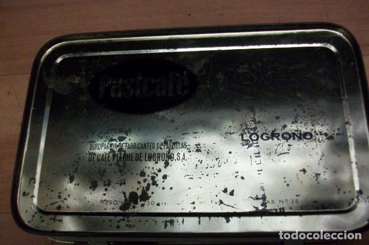 Cajas y cajitas met&aacute;licas: CAJA DE LATA DE PASTCAFE-LOGRO&Ntilde;O - Foto 4