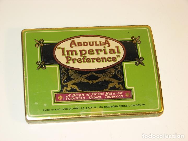 Caixas e caixinhas met&aacute;licas: CAJA MET&Aacute;LICA DE CIGARRILLOS ABDULLA