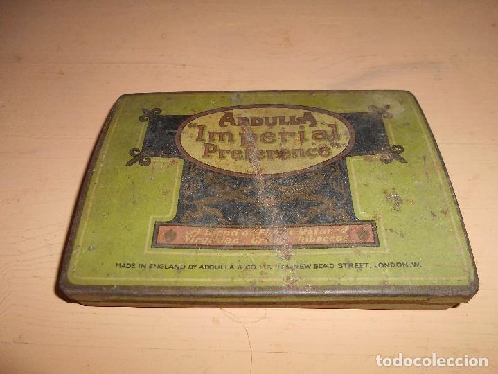 Blechdosen und Kisten: CAJA METALICA ABDULLA IMPERIAL PRETERENCE MADE IN ENGLAND RECTANGULAR CON BISAGRAS
