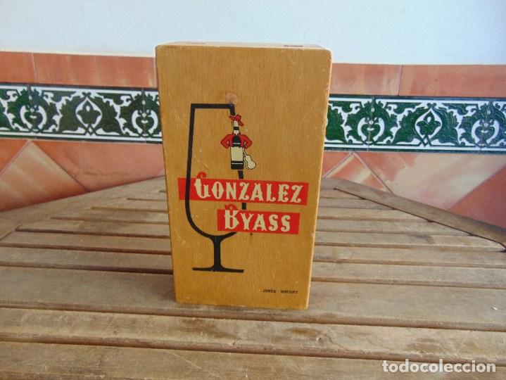 Cajas y cajitas metálicas: CAJA EN MADERA PUBLICIDAD GONZALEZ BYASS JEREZ CHERRY - Foto 1 - 66238674