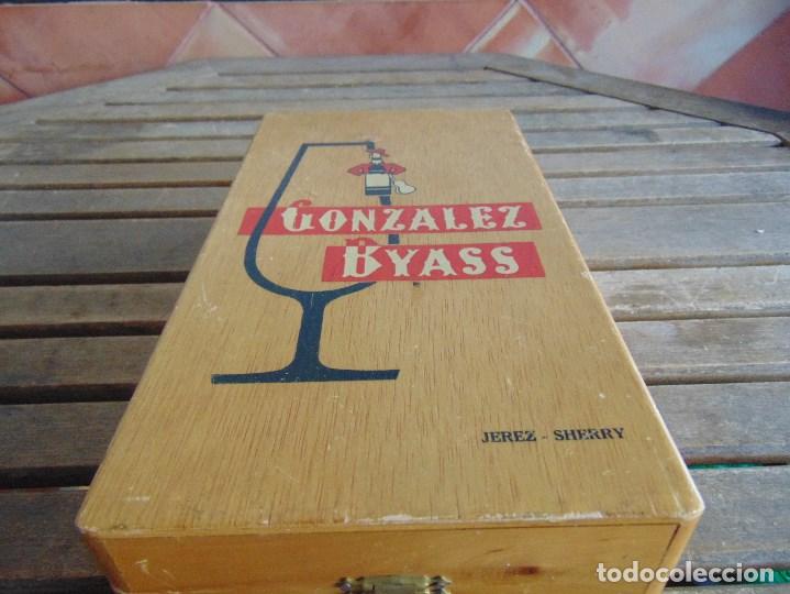 Cajas y cajitas metálicas: CAJA EN MADERA PUBLICIDAD GONZALEZ BYASS JEREZ CHERRY - Foto 7 - 66238674