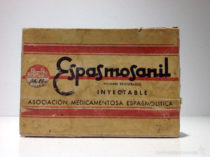 Cajas y cajitas met&aacute;licas: ANTIGUA CAJA DE * ESPASMOSANIL * INYECTABLE ,LLENA SIN ABRIR - Foto 1