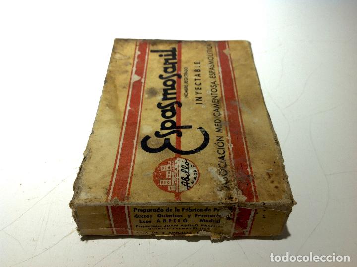 Cajas y cajitas met&aacute;licas: ANTIGUA CAJA DE * ESPASMOSANIL * INYECTABLE ,LLENA SIN ABRIR - Foto 2