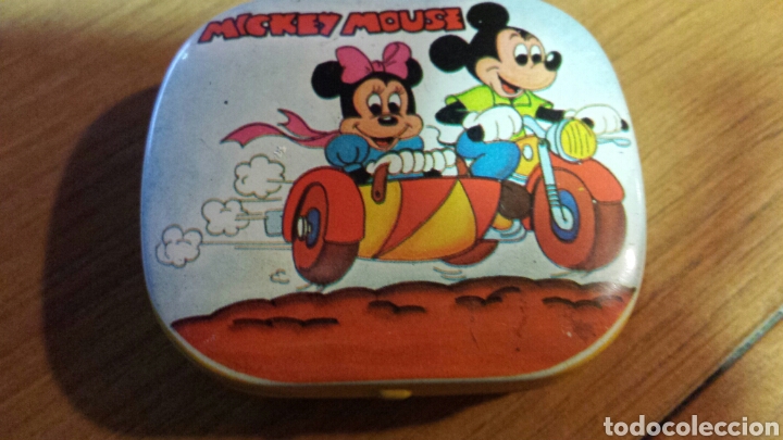 Cajas y cajitas met&aacute;licas: Caja metal Pastillero Walt Disney- MICKEY MOUSE. 6 x 5 cm