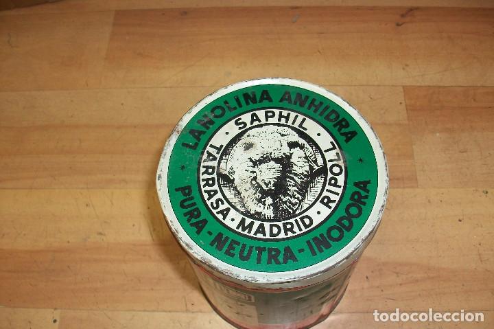 Cajas y cajitas met&aacute;licas: CAJA DE LATA DE LANOLINA SHAPIL - Foto 3