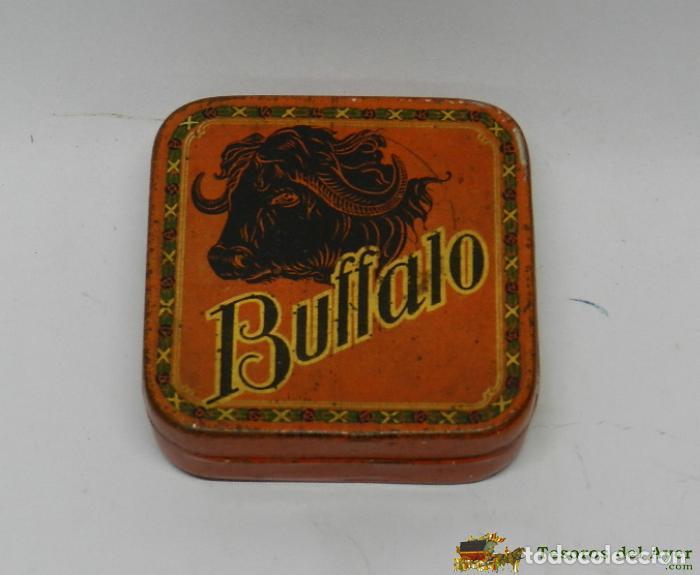 Casse e cassette metalliche: ANTIGUA CAJA DE HOJALATA LITOGRAFIADA - TIN BOX - CON PUBLICIDAD DE CINTA DE MAQUINA DE ESCRIBIR, BU